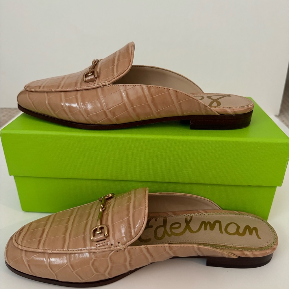 Sam Edelman - Linnie Bit Mule, tan croc